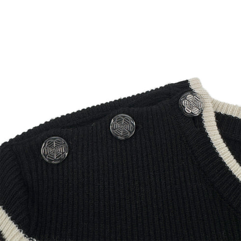 CHANEL NO.5 NORDIC PATTERN KNIT BODYCON DRESS CASHMERE BLACK RED 40 P62 RTW 90307931 - PURPOSE