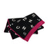 CHANEL COCOMARK LOGO WINTER SCARF BLACK PINK CASHMERE ACCESSORY 23A 90307932 - PURPOSE