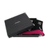 CHANEL COCOMARK LOGO WINTER SCARF BLACK PINK CASHMERE ACCESSORY 23A 90307932 - PURPOSE