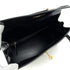 HERMES KELLY 28 BLACK BOXCALF TOILE H HAND SHOULDER BAG 1990 CIRCLE T GOLD HARDWARE 90307991 - PURPOSE