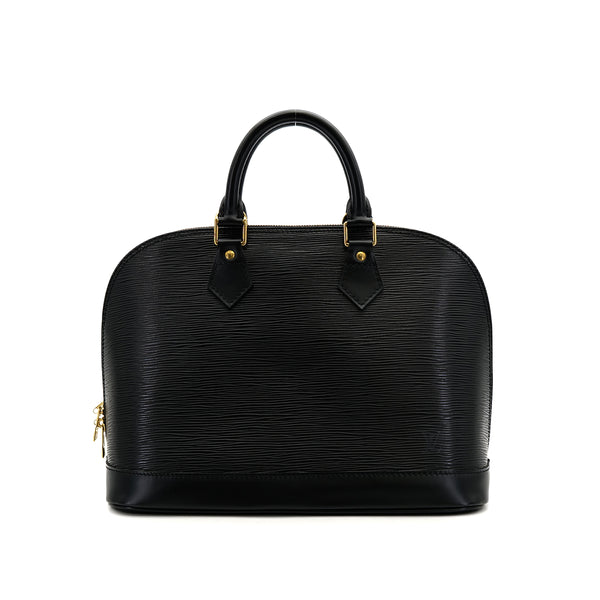 LOUIS VUITTON EPI ALMA PM HAND BAG NOIR LEATHER M52142 90307992 - PURPOSE