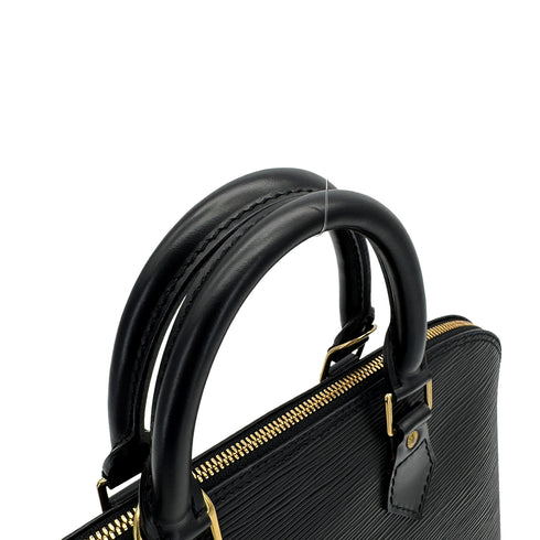 LOUIS VUITTON EPI ALMA PM HAND BAG NOIR LEATHER M52142 90307992 - PURPOSE