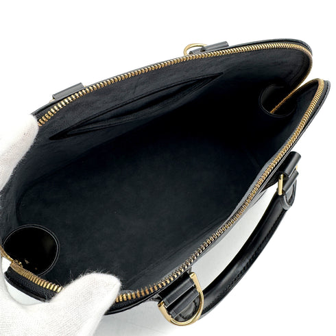 LOUIS VUITTON EPI ALMA PM HAND BAG NOIR LEATHER M52142 90307992 - PURPOSE