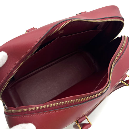 HERMES PLUME 32 ROUGE H CHAMONIX VIBRATO HAND BAG □E GOLD HARDWARE 90307993 - PURPOSE