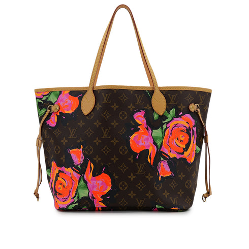 LOUIS VUITTON MONOGRAMROSE NEVERFULL MM TOTE BAG BROWN M40156 90307994 - PURPOSE