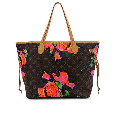 LOUIS VUITTON MONOGRAMROSE NEVERFULL MM TOTE BAG BROWN M40156 90307994 - PURPOSE