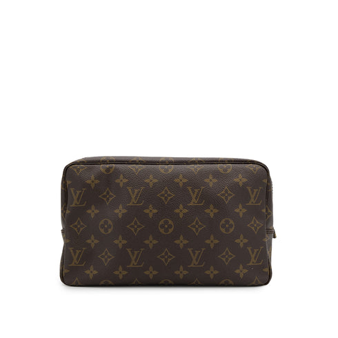 LOUIS VUITTON MONOGRAM TROUSSE TOILETTE 28 CLUTCH BAG BROWN M47522 90307995 - PURPOSE