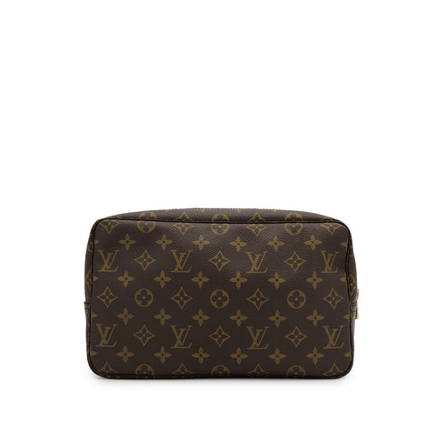 LOUIS VUITTON MONOGRAM TROUSSE TOILETTE 28 CLUTCH BAG BROWN M47522 90307996 - PURPOSE