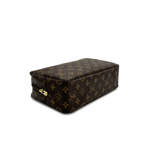 LOUIS VUITTON MONOGRAM TROUSSE TOILETTE 28 CLUTCH BAG BROWN M47522 90307996 - PURPOSE
