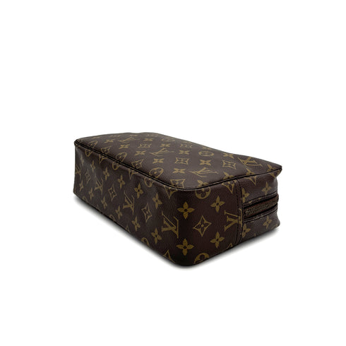 LOUIS VUITTON MONOGRAM TROUSSE TOILETTE 28 CLUTCH BAG BROWN M47522 90307996 - PURPOSE