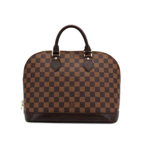 LOUIS VUITTON DAMIER ALMA PM HAND BAG EBENE N51131 90308000 - PURPOSE