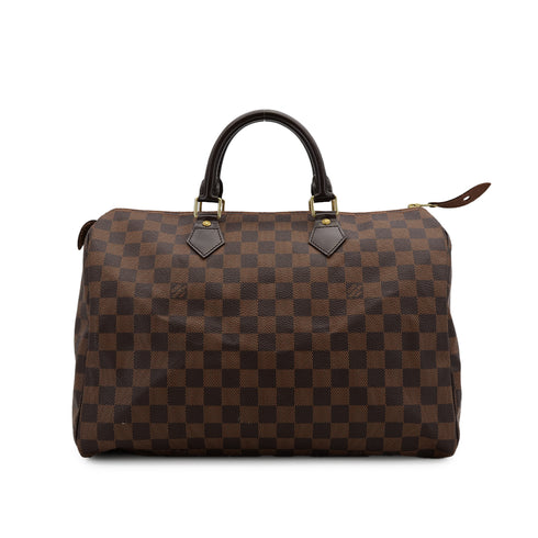 LOUIS VUITTON DAMIER SPEEDY 35 HAND BAG EBENE N41363 90308003 - PURPOSE