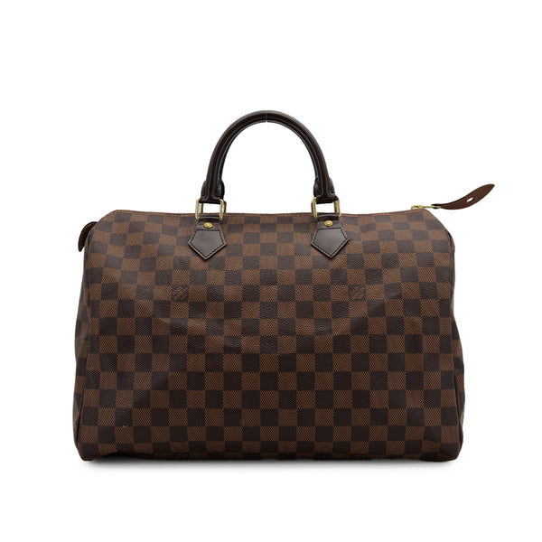 LOUIS VUITTON DAMIER SPEEDY 35 HAND BAG EBENE N41363 90308003 - PURPOSE