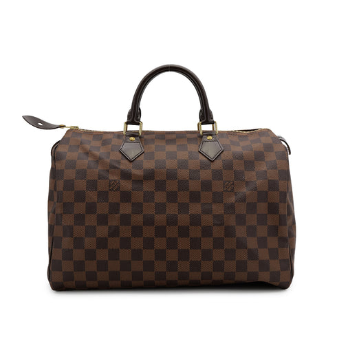 LOUIS VUITTON DAMIER SPEEDY 35 HAND BAG EBENE N41363 90308003 - PURPOSE