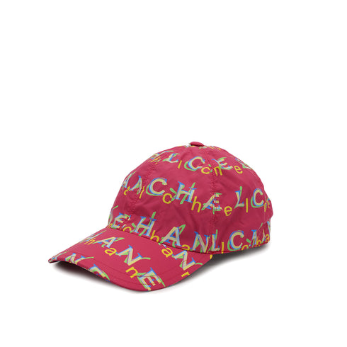 CHANEL COCO BUTTON LOGO CAP PINK POLYMIDE ACCESSORY 90308006 - PURPOSE