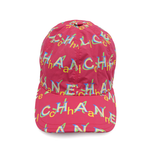 CHANEL COCO BUTTON LOGO CAP PINK POLYMIDE ACCESSORY 90308006 - PURPOSE