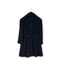 CHANEL VINTAGE COCO BUTTON LONG COAT BLACK WOOL 38 97A RTW 90308007 - PURPOSE