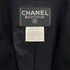 CHANEL VINTAGE COCO BUTTON LONG COAT BLACK WOOL 38 97A RTW 90308007 - PURPOSE