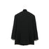 CHANEL VINTAGE COCO BUTTON LOGO JACKET BLACK WOOL 42 95A RTW 90308008 - PURPOSE