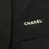 CHANEL VINTAGE COCO BUTTON LOGO JACKET BLACK WOOL 42 95A RTW 90308008 - PURPOSE