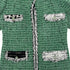 CHANEL COCO BUTTON TWEED FRINGE JACKET GREEN WOOL 44 09K RTW 90308011 - PURPOSE