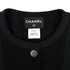 CHANEL COCO BUTTON TWEED JACKET BLACK COTTON 42 P45 RTW 90308012 - PURPOSE