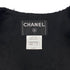 CHANEL CAMELLIA COCO BUTTON JACKET SKIRT SET BLACK TWEED 40 P36 RTW 90308013 - PURPOSE