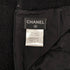 CHANEL CAMELLIA COCO BUTTON JACKET SKIRT SET BLACK TWEED 40 P36 RTW 90308013 - PURPOSE