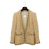 CHANEL COCOMARK CHAIN TWEED JACKET YELLOW COTTON 40 02P RTW 90308014 - PURPOSE