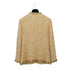 CHANEL COCOMARK CHAIN TWEED JACKET YELLOW COTTON 40 02P RTW 90308014 - PURPOSE