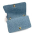 CHANEL VINTAGE FULL FLAP CHAIN SHOULDER BAG BLUE DENIM 90308202 - PURPOSE