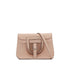 HERMES HALZAN MINI ROSE EGLANTINE VEAU SWIFT HAND SHOULDER BAG X PALLADIUM HARDWARE 90308204