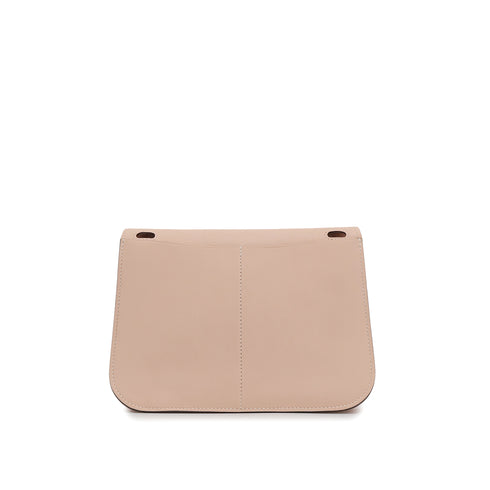 HERMES HALZAN MINI ROSE EGLANTINE VEAU SWIFT HAND SHOULDER BAG X PALLADIUM HARDWARE 90308204