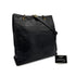 CHANEL VINTAGE COCOMARK CHAIN TOTE BAG BLACK LAMB SKIN 90308205 - PURPOSE