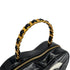 CHANEL VINTAGE MATELASSE HEART VANITY HAND BAG BLACK WHITE ENAMEL 90308211 - PURPOSE
