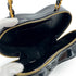 CHANEL VINTAGE MATELASSE HEART VANITY HAND BAG BLACK WHITE ENAMEL 90308211 - PURPOSE