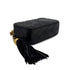 CHANEL VINTAGE COCOMARK MATELASSE CHAIN SHOULDER BAG BLACK FRINGE LAMB SKIN 90308213 - PURPOSE