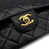 CHANEL VINTAGE CLASSIC FLAP SMALL CHAIN SHOULDER BAG BLACK LAMB SKIN 90308216 - PURPOSE
