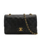CHANEL VINTAGE CLASSIC FLAP MEDIUM CHAIN SHOULDER BAG BLACK LAMB SKIN 90308252 - PURPOSE