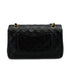 CHANEL VINTAGE CLASSIC FLAP MEDIUM CHAIN SHOULDER BAG BLACK LAMB SKIN 90308252 - PURPOSE