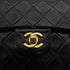 CHANEL VINTAGE CLASSIC FLAP MEDIUM CHAIN SHOULDER BAG BLACK LAMB SKIN 90308252 - PURPOSE
