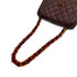CHANEL VINTAGE MATELASSE PLASTIC CHAIN SHOULDER BAG BROWN LAMB SKIN 90308255 - PURPOSE