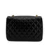 CHANEL VINTAGE MATELASSE HALF MOON CHAIN SHOULDER BAG BLACK LAMB SKIN 90308259 - PURPOSE