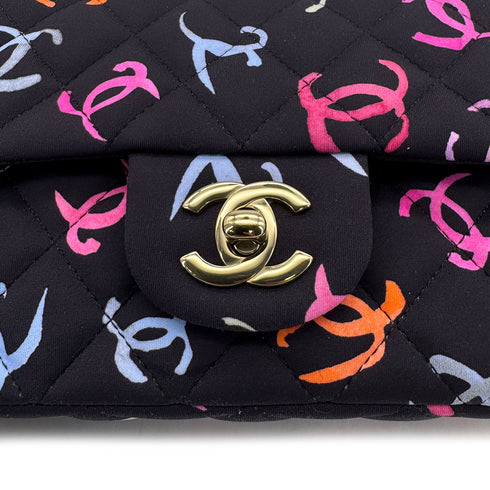 CHANEL MINI MATELASSE 20 CHAIN SHOULDER BAG NAVY CANVAS 90308261