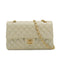 CHANEL VINTAGE CLASSIC FLAP MEDIUM CHAIN SHOULDER BAG CHAMPAGNE GOLD LAMB SKIN 90308265 - PURPOSE