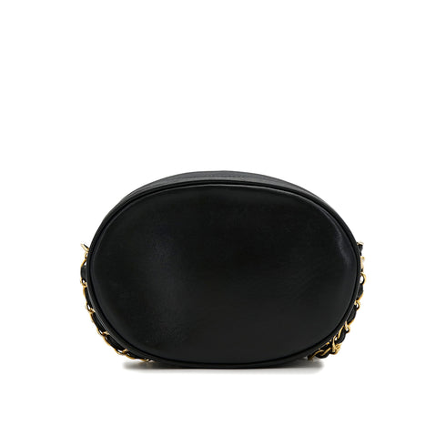 CHANEL VINTAGE COCOMARK CHAIN SHOULDER BAG FRINGE BLACK LAMB SKIN 90308269 - PURPOSE