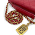 CHANEL VINTAGE MATELASSE 2WAY CHAIN SHOULDER BAG RED LAMB SKIN 90308275 - PURPOSE
