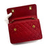 CHANEL VINTAGE MATELASSE 2WAY CHAIN SHOULDER BAG RED LAMB SKIN 90308275 - PURPOSE
