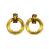 CHANEL VINTAGE EARRINGS CIRCLE LOGO GOLD ACCESSORY 28 90308289 - PURPOSE