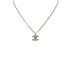 CHANEL NECKLACE RHINESTONE COCOMARK SILVER ACCESSORY C12V 90308291 - PURPOSE